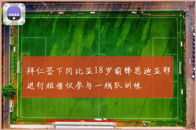 拜仁签下冈比亚18岁前锋恩迪亚耶进行租借仅参与一线队训练